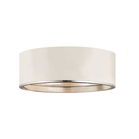 Z-Lite Arlo 4 Light Flush Mount, Matte White 2303F4-MW-CH